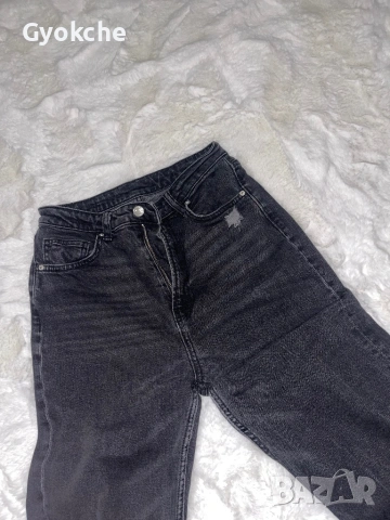 Дънки тип Mom jeans, снимка 4 - Дънки - 53696205