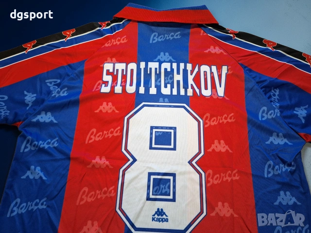 Футболна фланелка на Христо Стоичков #Барселона #ретро модел 1997/98!, снимка 3 - Футбол - 52638692