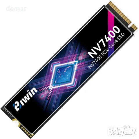 BIWIN Black Opal NV7400 1TB SSD, M.2 2280 NVMe PCIe Gen 4x4 с HMB & SLC кеш, скорост до 7450 MB/s, снимка 1 - Други - 48875549