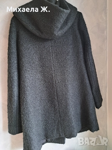 Comma, черно вълнено палто S , снимка 5 - Палта, манта - 52591838