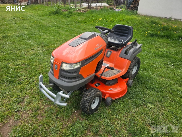 ТРАКТОРНА КОСАЧКА HUSQVARNA 21.КОНЯ. ПЕРФЕКТНА , снимка 13 - Градинска техника - 54295792