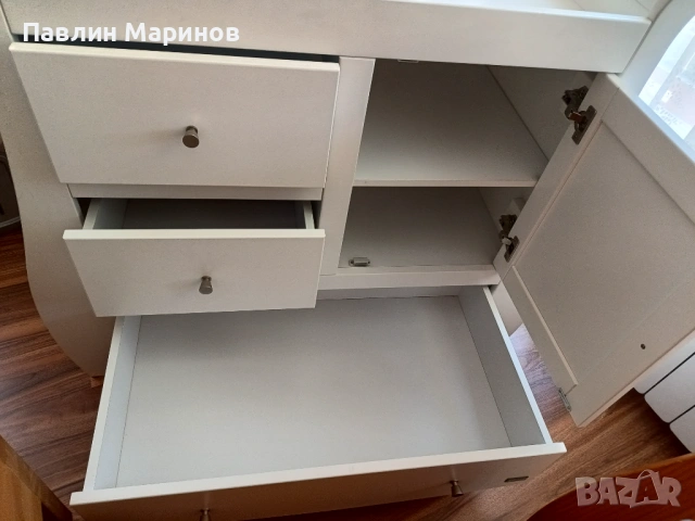 Топ Бебешки Детски Скрин Шкаф Tutti Bambini Lucas Масивно Дърво Повивалник Чекмеджета Дрехи, снимка 6 - Мебели за детската стая - 53795297