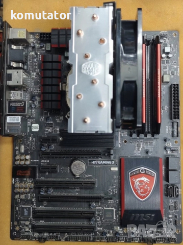 MSI H97 Gaming 3 Intel Core I7-4770 Cooler Master, снимка 2 - Дънни платки - 52968699