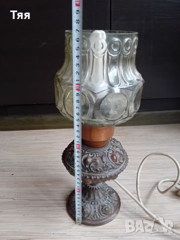 Стара настолна лампа , снимка 3 - Настолни лампи - 45511853