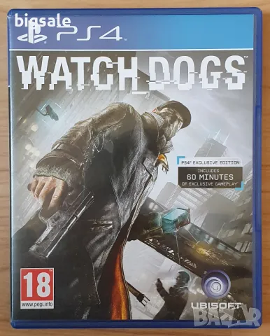 Перфектен диск с игра WATCH DOGS PS4 Playstation 4 Плейстейшън 5 PS5, снимка 1 - Игри за PlayStation - 47429441