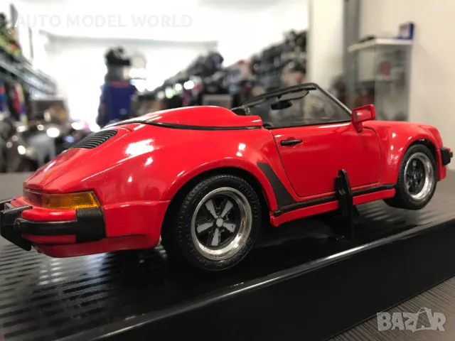 Рядък модел метална колекционерска количка PORSCHE 911 SPEEDSTER 1:18, снимка 4 - Колекции - 46969644