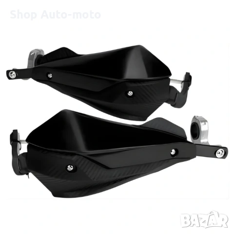 Предпазители за ръце Automat-мото грипове, Карбон, 2бр/к-т, снимка 4 - Аксесоари и консумативи - 53967134