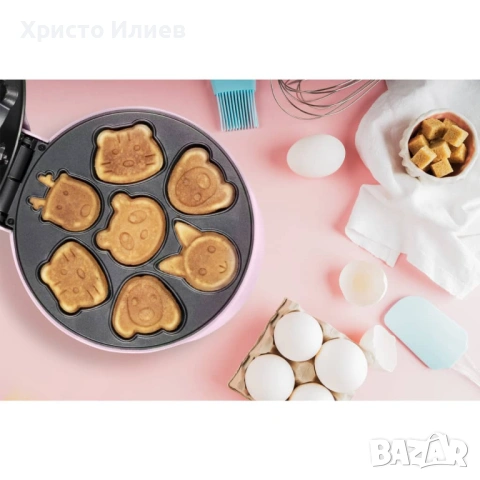 Гофретник Bestron с Животни, снимка 3 - Гофретници - 53642113