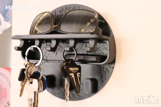 Стойка за ключове, очила, шапки! Закачалка Дървото на живота, снимка 2 - Декорация за дома - 53655514