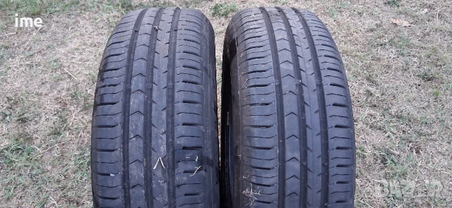 2бр летни гуми 195/65R15. Continental ContiPremiumContact. DOT 1213. 7 мм дълбочина на шарката.... 