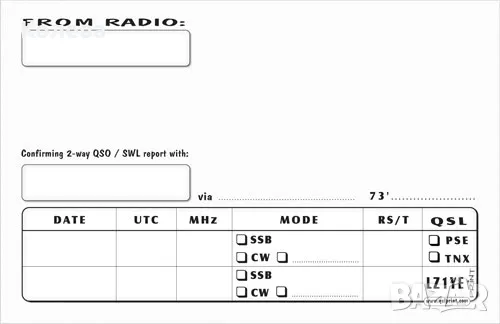 Радиолюбителски / QSL / картички 1, снимка 11 - Други спортове - 48694226