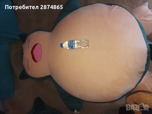 голям плюшен покемон снорлакс / snorlax plushie or beanbag (pokemon), снимка 5 - Плюшени играчки - 49700154