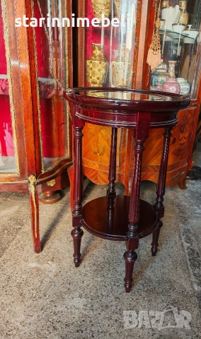 Антикварна помощна масичка , снимка 2 - Маси - 52881405