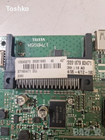 TELEFUNKEN T42FS243LBPS MAIN BOARD 17MB95M 23201880 VES420UNVL-S01, снимка 2 - Части и Платки - 45637834