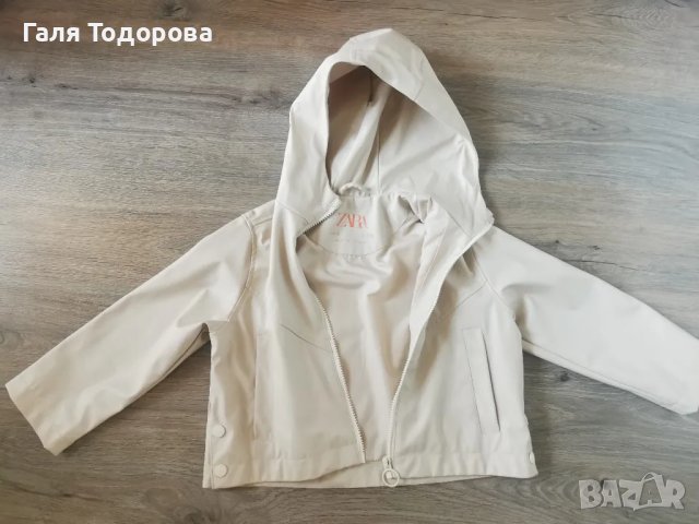 Кожено яке Zara 6г. до 116см, снимка 5 - Детски якета и елеци - 47669901