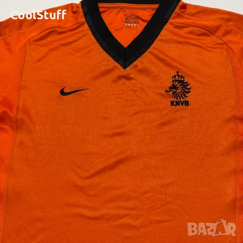 Nike Нидерландия Холандия 2000/01 Ретро Футболна Тениска Размер L, снимка 2 - Спортни дрехи, екипи - 52422458