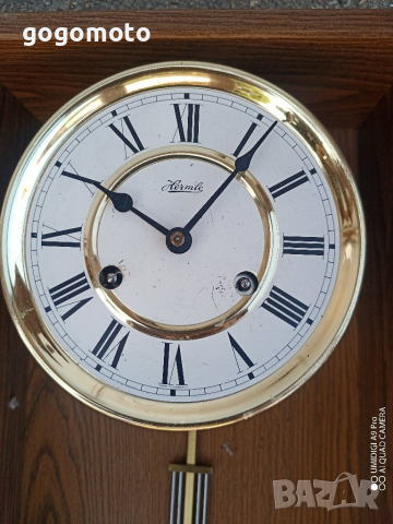 Стар механичен часовник стенен Hermle Westminster, Made in Germany.