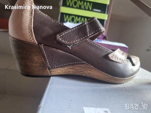 нови обувки естествена кожа , снимка 2 - Дамски ежедневни обувки - 54184569