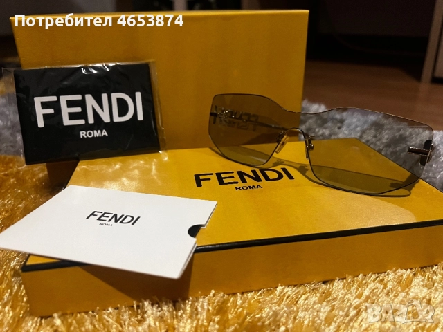 Слънчеви очила Fendi, снимка 3 - Слънчеви и диоптрични очила - 52447796