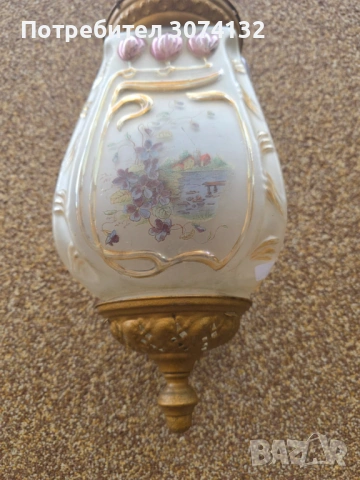 Ръчно изработен и рисуван полилей, снимка 3 - Полилеи - 53712602