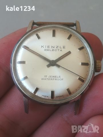 Часовник KIENZLE Selecta. Germany. Vintage watch 1960. Механичен механизъм. Мъжки. Водоустойчив , снимка 3 - Мъжки - 45890102