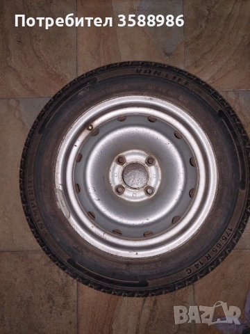 Джанта с Гума Citroen Berlingo Peugeot Partner, снимка 2 - Гуми и джанти - 53576043