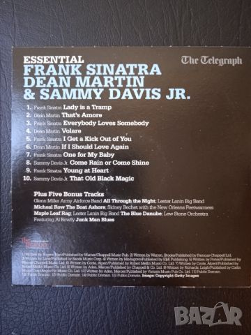 Два оригинални диска с JAZZ Music - Frank Sinatra, Dean Martin & Sammy Davis Jr, снимка 4 - CD дискове - 45952949