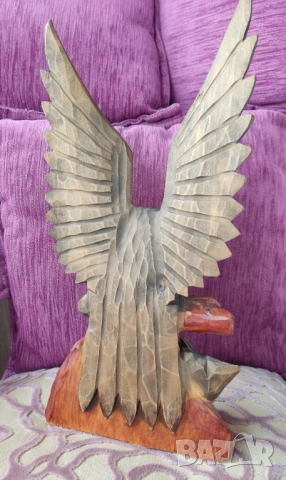 Дървени фигурки, статуетка деца на люлка, мъж, орел, снимка 9 - Статуетки - 53922754