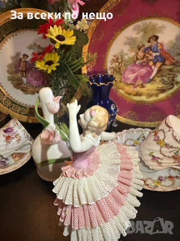 Dresden Lace Germany  производство след 1949 г Код P2107, снимка 2 - Декорация за дома - 54153408