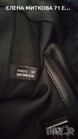 DKNY дамска чанта в черен цвят, снимка 9 - Чанти - 52497659