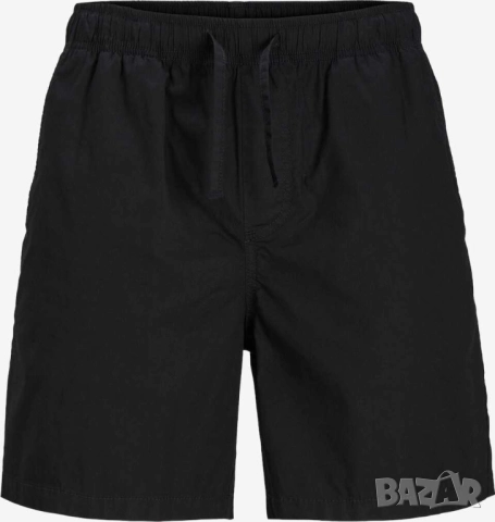 Мъжки къси панталони Jack & Jones Jaiden, 98% Памук, Черни, L