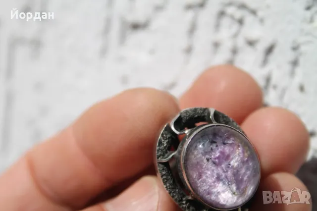 Авторски сребърен пръстен , снимка 17 - Пръстени - 49862364