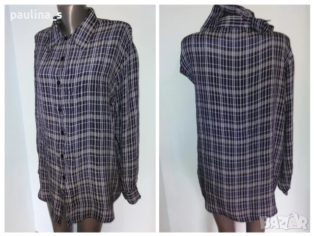 Два различни броя / Копринена туника тип риза "c.h.i.c.c." / копринена риза  , снимка 12 - Туники - 28487733