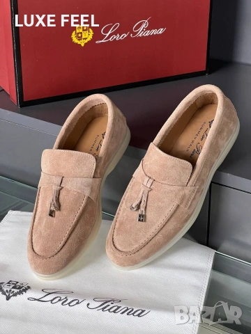 Loro Piana ✨ Естествена Кожа ✨Мъжки Обувки , снимка 3 - Ежедневни обувки - 54194281