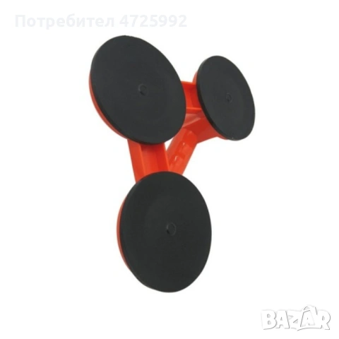 Троен вакуумен държач за стъкла – до 120 кг товароносимост, снимка 6 - Други стоки за дома - 53310985