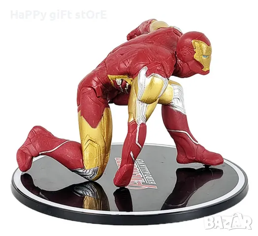 Статуетка Marvel: Iron Man - железния човек (hero Collection), екшън фигура 13.5 cm , снимка 2 - Фигурки - 49401615