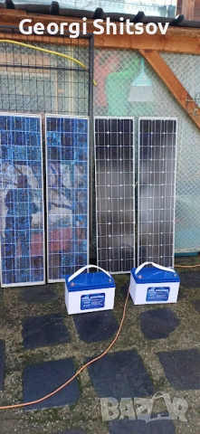 Комплект соларни панели и акумулатори