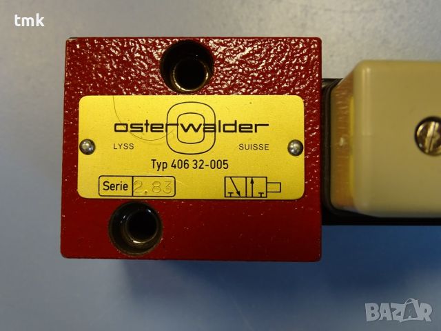 Хидравличен разпределител OSTERWALDER 406 32-005 directional valve 24VDC за преси, снимка 2 - Резервни части за машини - 45238554