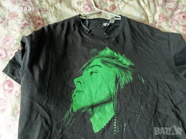 Нова оригинална тениска на Billie Ellish , снимка 4 - Тениски - 53946505