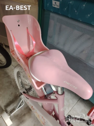 🎀 Детски велосипед Dech 16” – Розова мечта за малката ви принцеса! 🎀, снимка 7 - Детски велосипеди, триколки и коли - 50666596