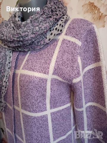 лилава жилетка +шал, снимка 4 - Жилетки - 52901855