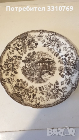 Красиви декоративни порцеланови чинии/плато. 