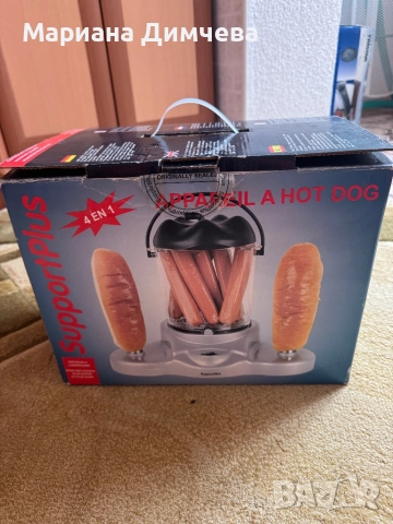 🔹 Чисто нов Electric Hot Dog Maker SupportPlus 4 в 1 – пуканки, яйца, царевица, хотдог 🔹, снимка 2 - Кухненски роботи - 52909341