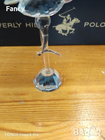 Кристална фигура 16/7 см, снимка 4 - Декорация за дома - 53452790