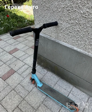 Тротинетка OXELO freestyle mf1.8, тюркоаз, Декатлон, снимка 3 - Ролери, кънки - 50495115