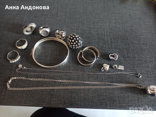 сребърни бижута по договаряне 