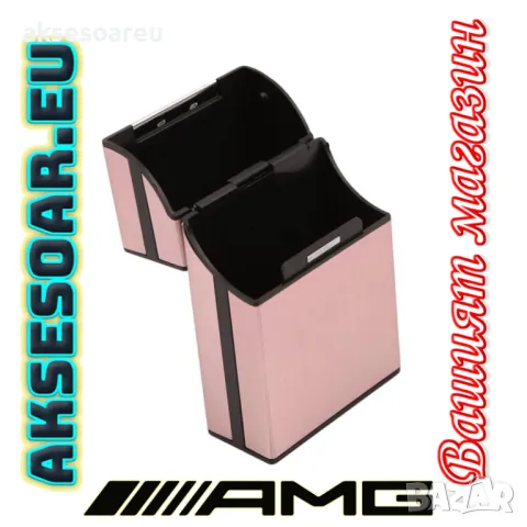 Качествена кутия за стандартни цигари калъф от алуминиева сплав Джобна кутия за пушачи за Подарък, снимка 6 - Табакери - 50223663