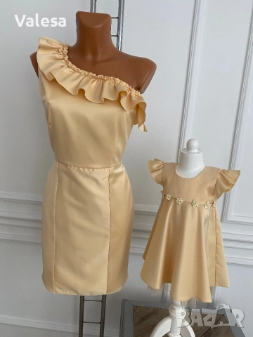 Комплект рокли мама и бебе, снимка 2 - Рокли - 50232297