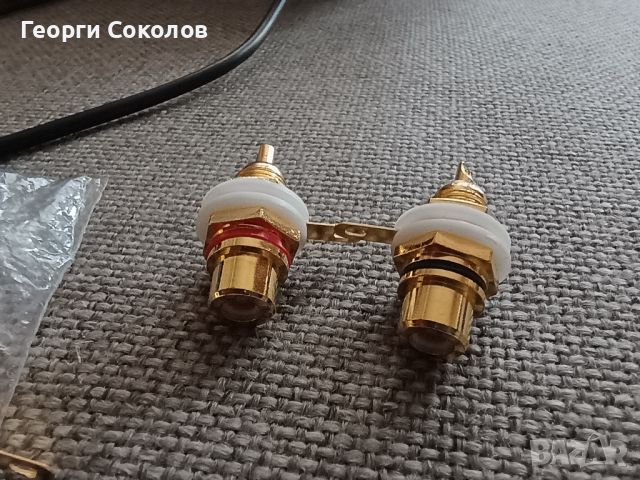 RCA Gold plated (red/black), снимка 5 - Други - 45666043