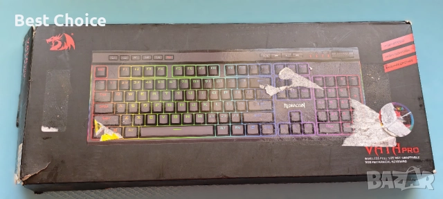 Гейминг механична RGB клавиатура Redragon VATA Pro K580. , снимка 4 - Клавиатури и мишки - 52713054